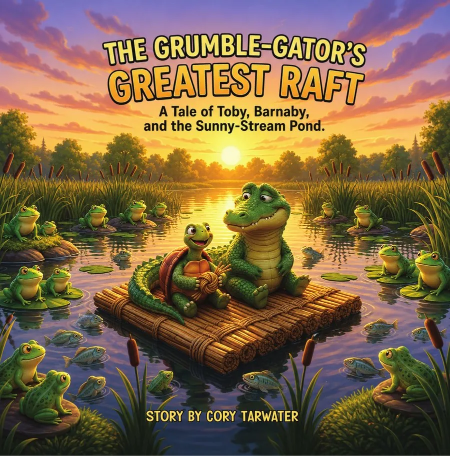 Cover of The Grumble-Gator's Greatest Raft by Cory Tarwater.